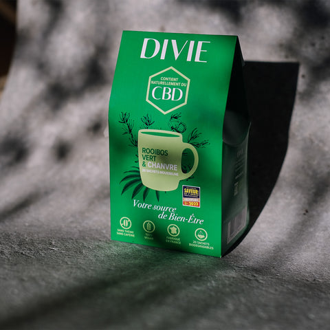 Infusion chanvre rooibos vert DIVIE