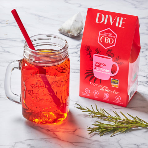 Infusion chanvre rooibos rouge DIVIE