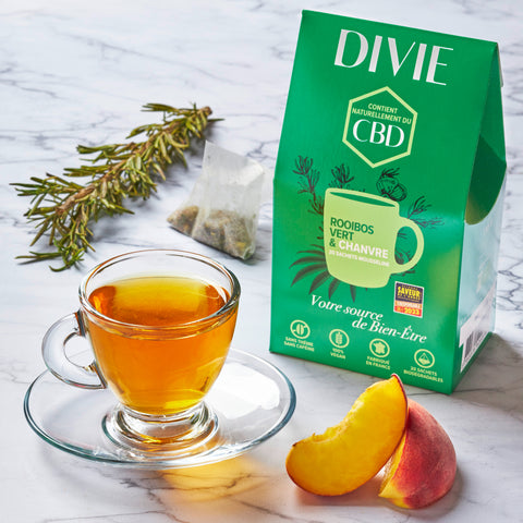Infusion chanvre rooibos vert DIVIE