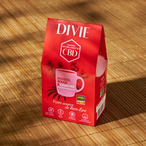 Infusion chanvre rooibos rouge DIVIE